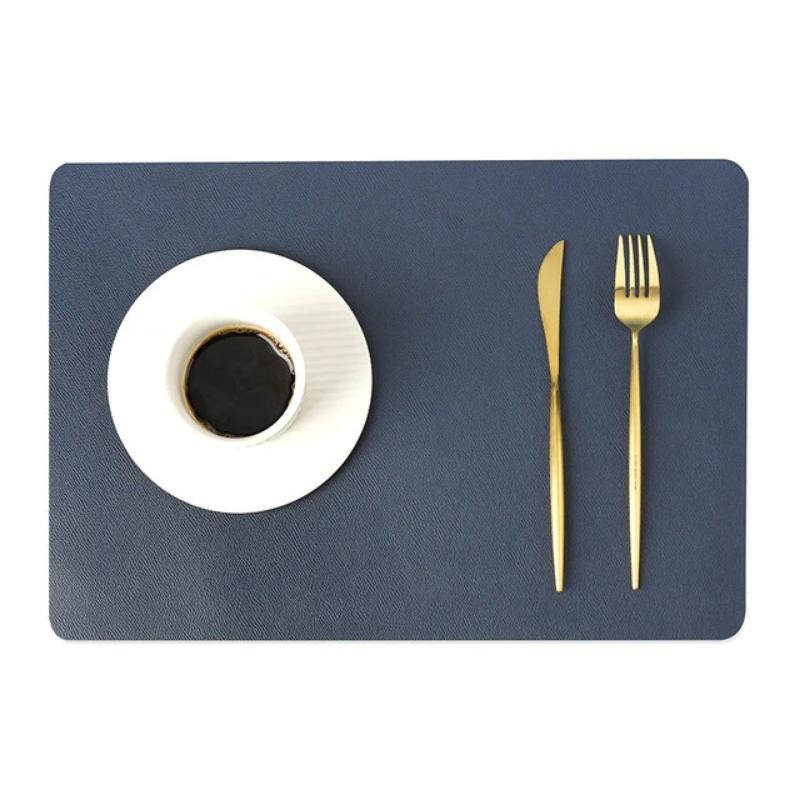 Rectangle Waterproof Faux Leather Placemat