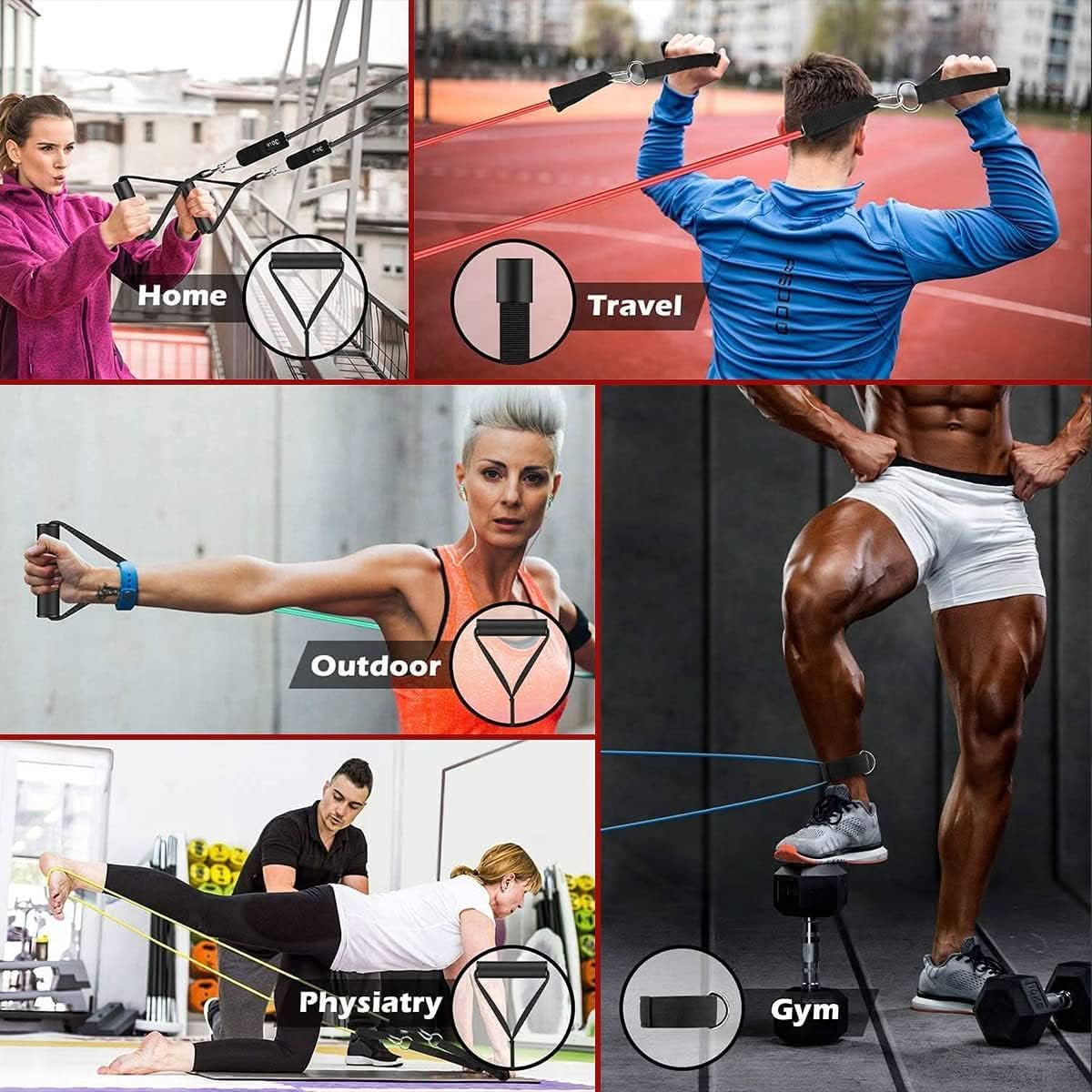 PowerGrip Anneaux de Résistance Multiforce