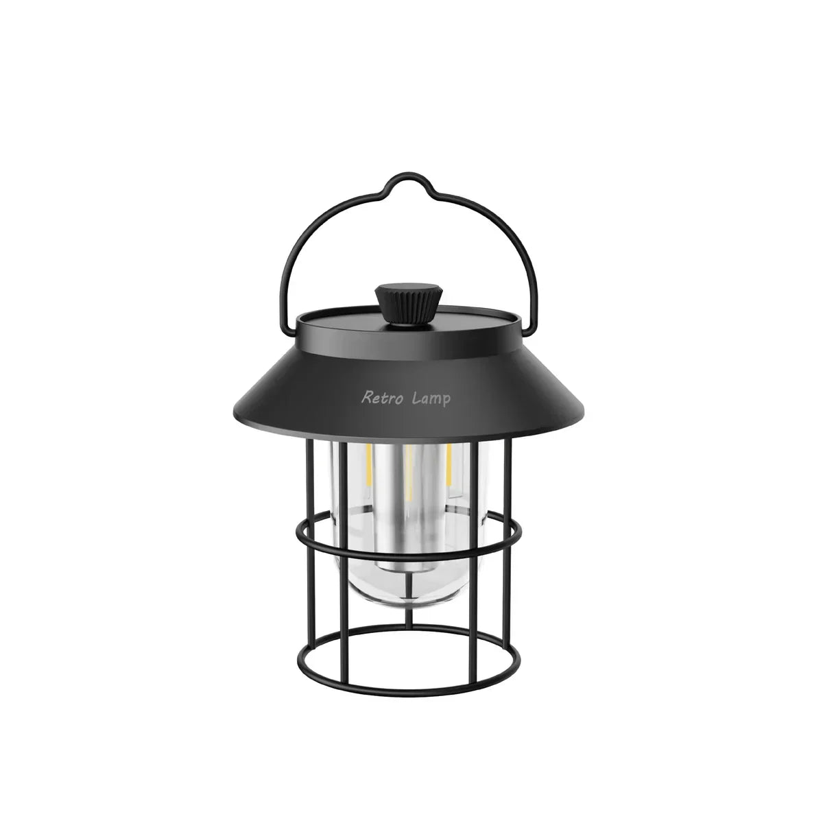 CampGlow - Lanterne LED Rétro Rechargeable USB