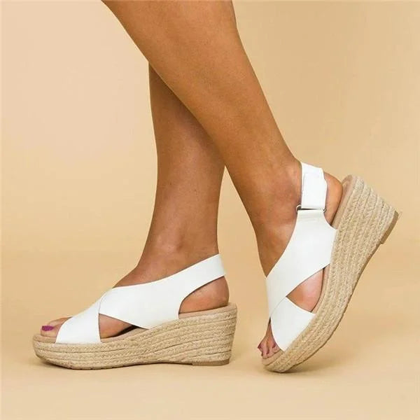 Espadrilles Compensées Confort pour Femme