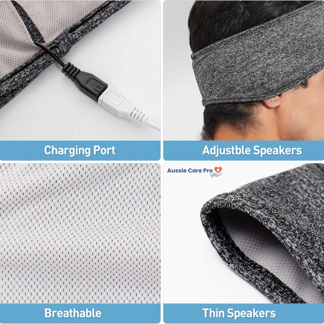 Masque de Sommeil avec Écouteurs Bluetooth