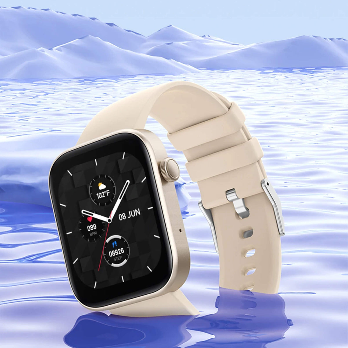 Montre connectée 1,9 pouce avec appels Bluetooth, 140 modes