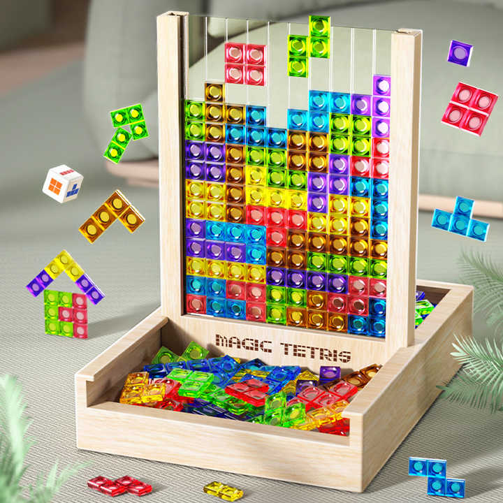 TetrisWood - Jeu d'Empilement en Bois