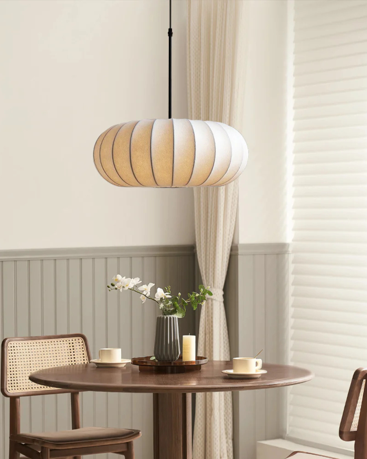 Suspension sculpturale design, quatre tailles