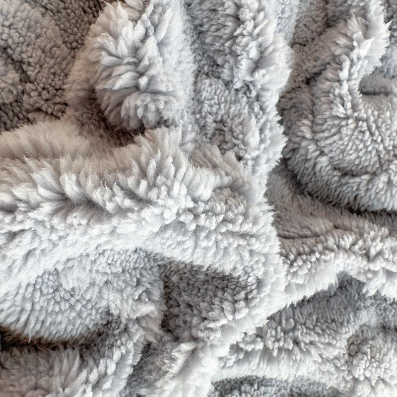 Thick Plush Velvet Fitted Sheet, 25 cm Deep Pocket