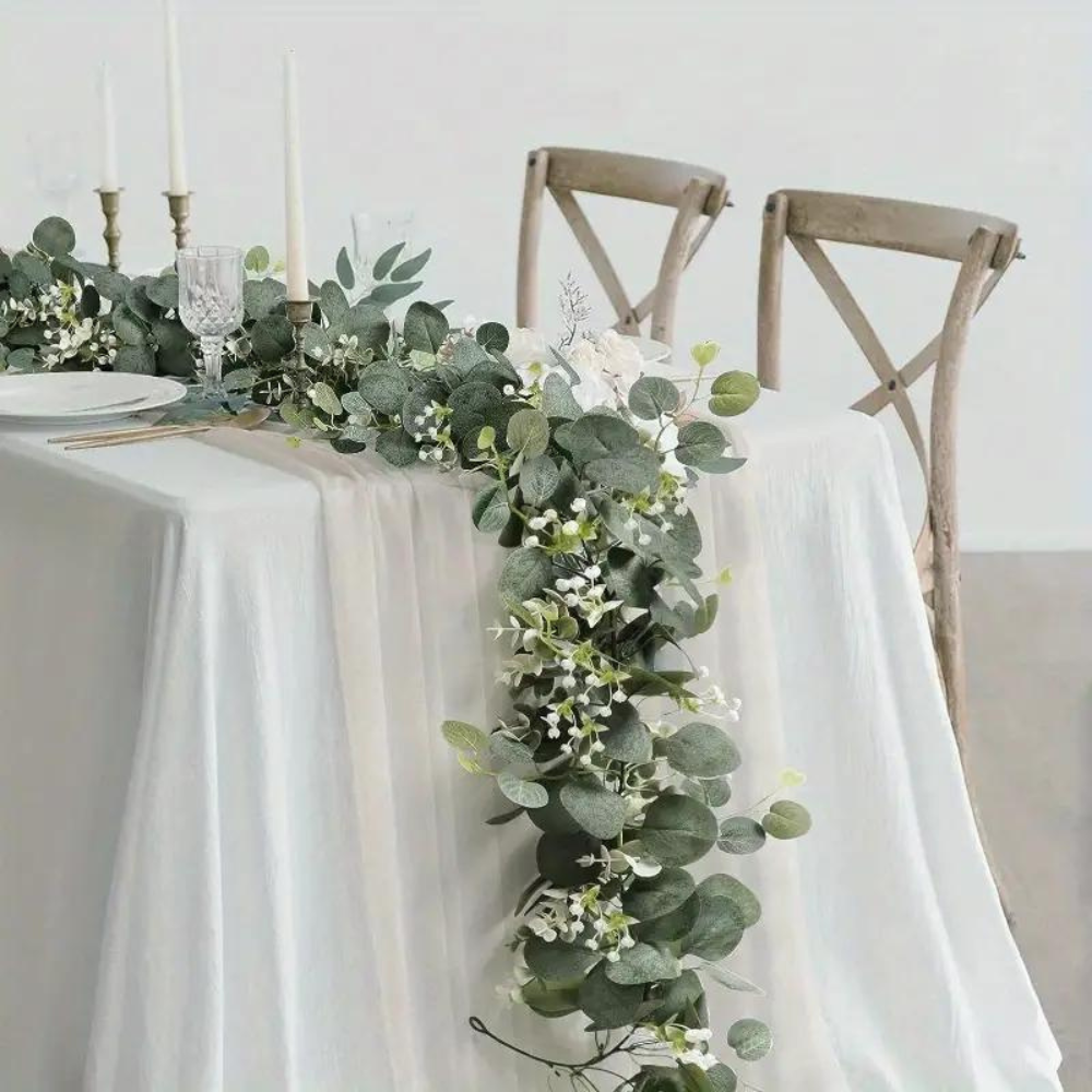 Guirlande décorative faux eucalyptus élégante