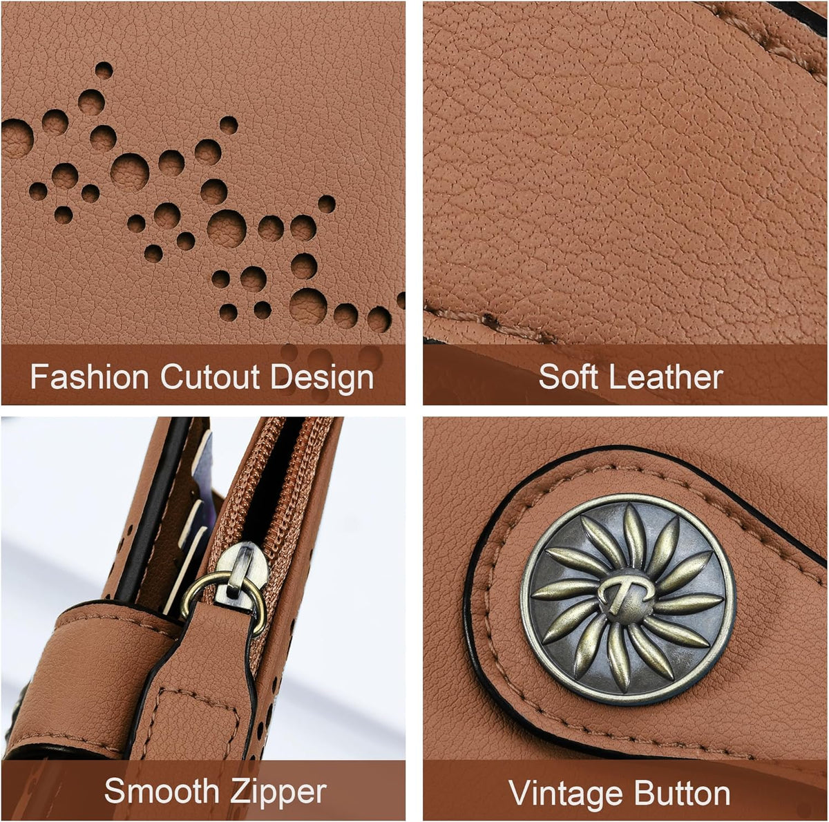 ClaireSlim - Portefeuille Fin en Cuir RFID