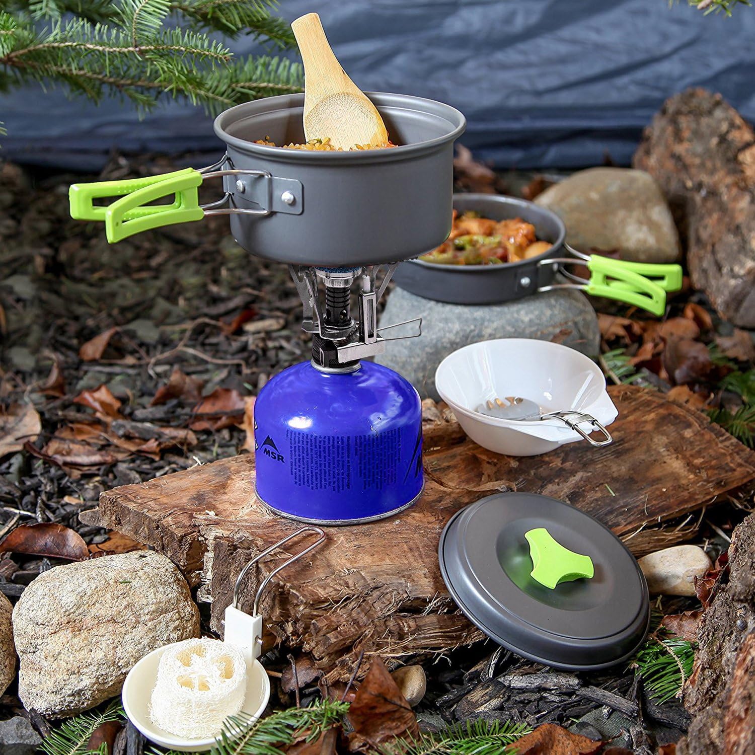 Batterie de cuisine camping et randonnée