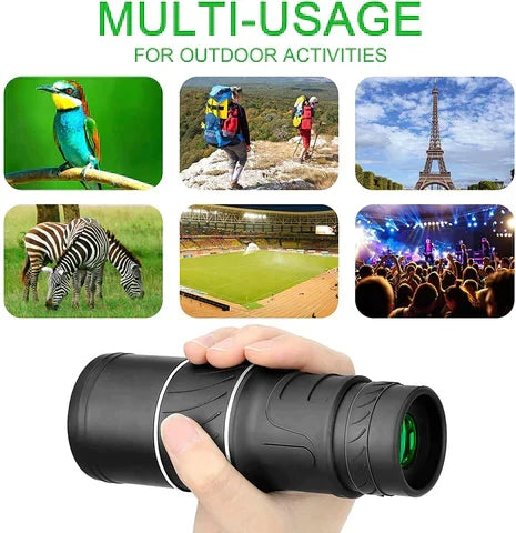 Compact 16x52 Monocular with Dual Focus