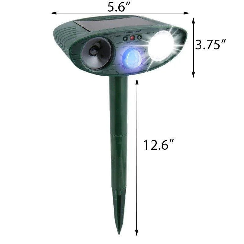 Solar Ultrasonic Chipmunk Repellent