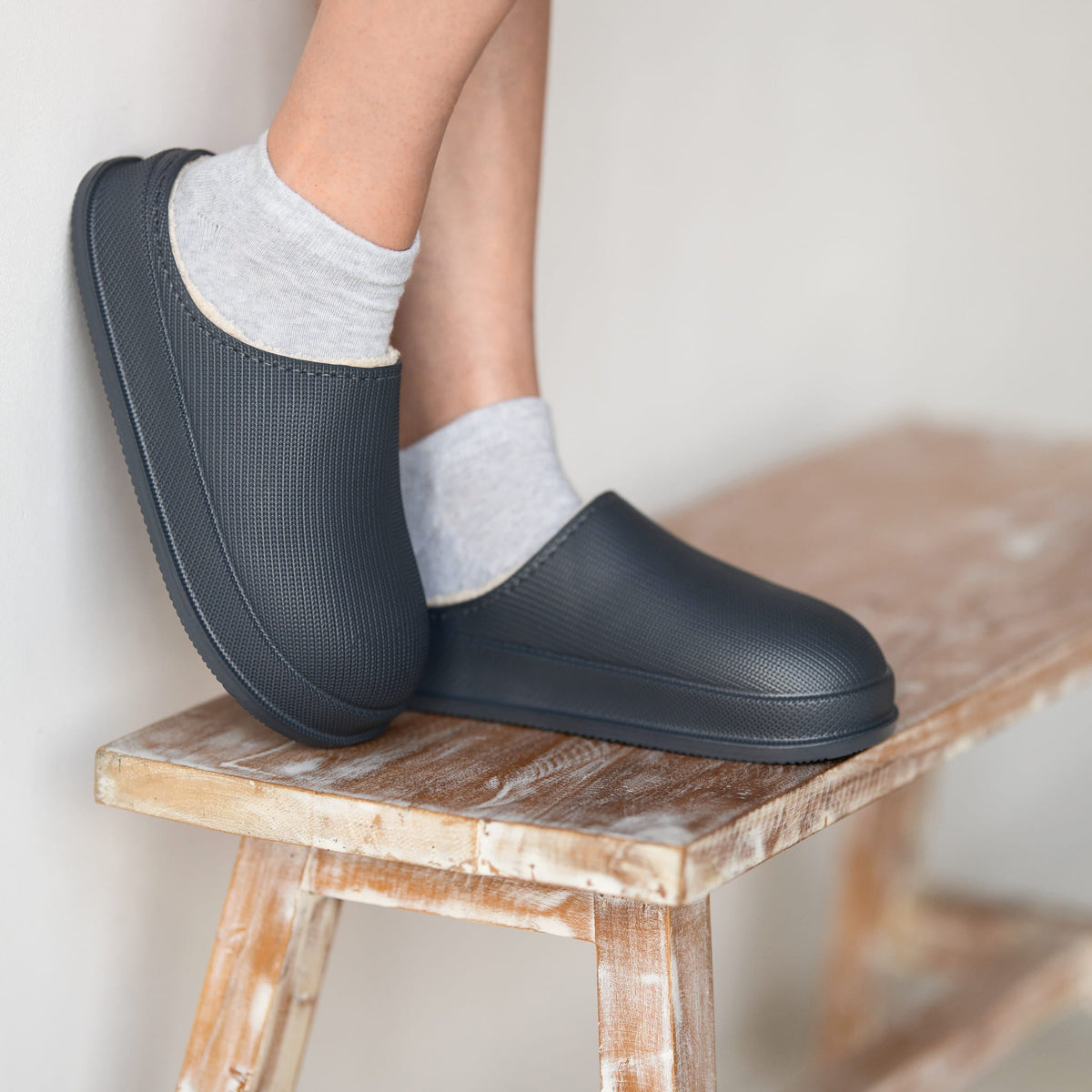 Men's Lined Indoor Clogs, EVA Foam