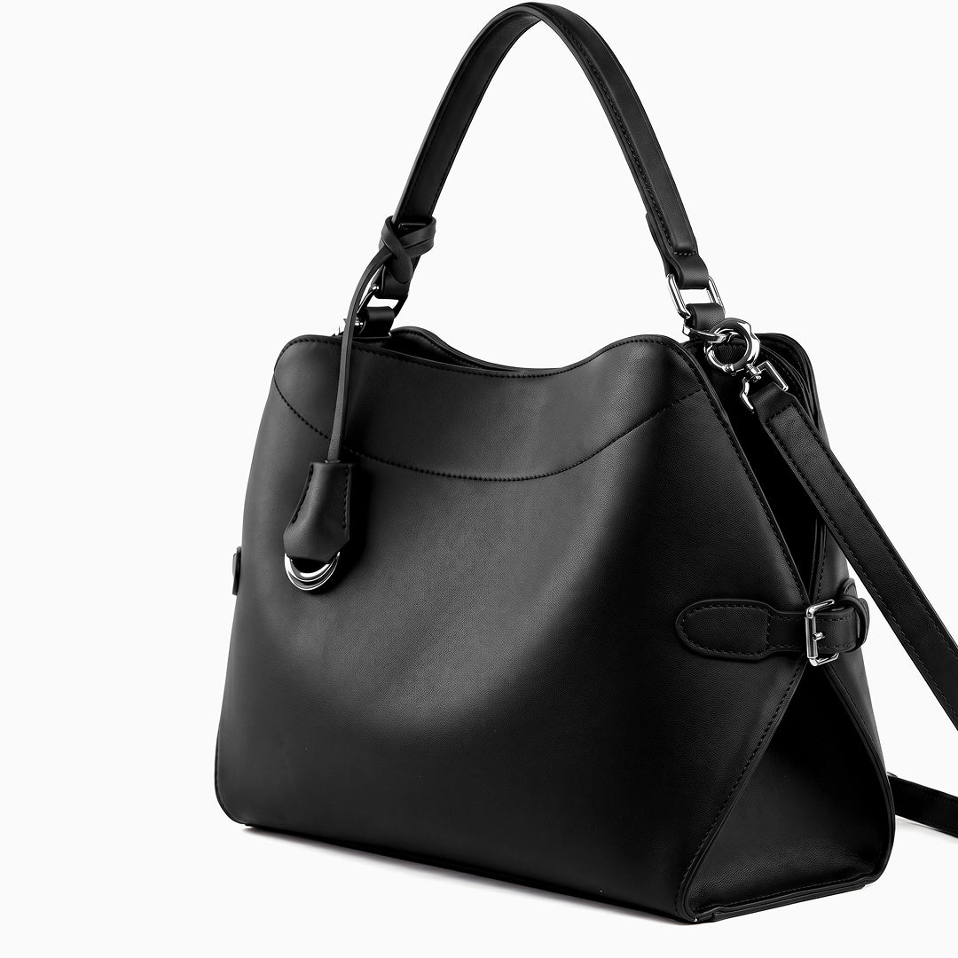 Sac porté épaule arrondi à bandoulière réglable