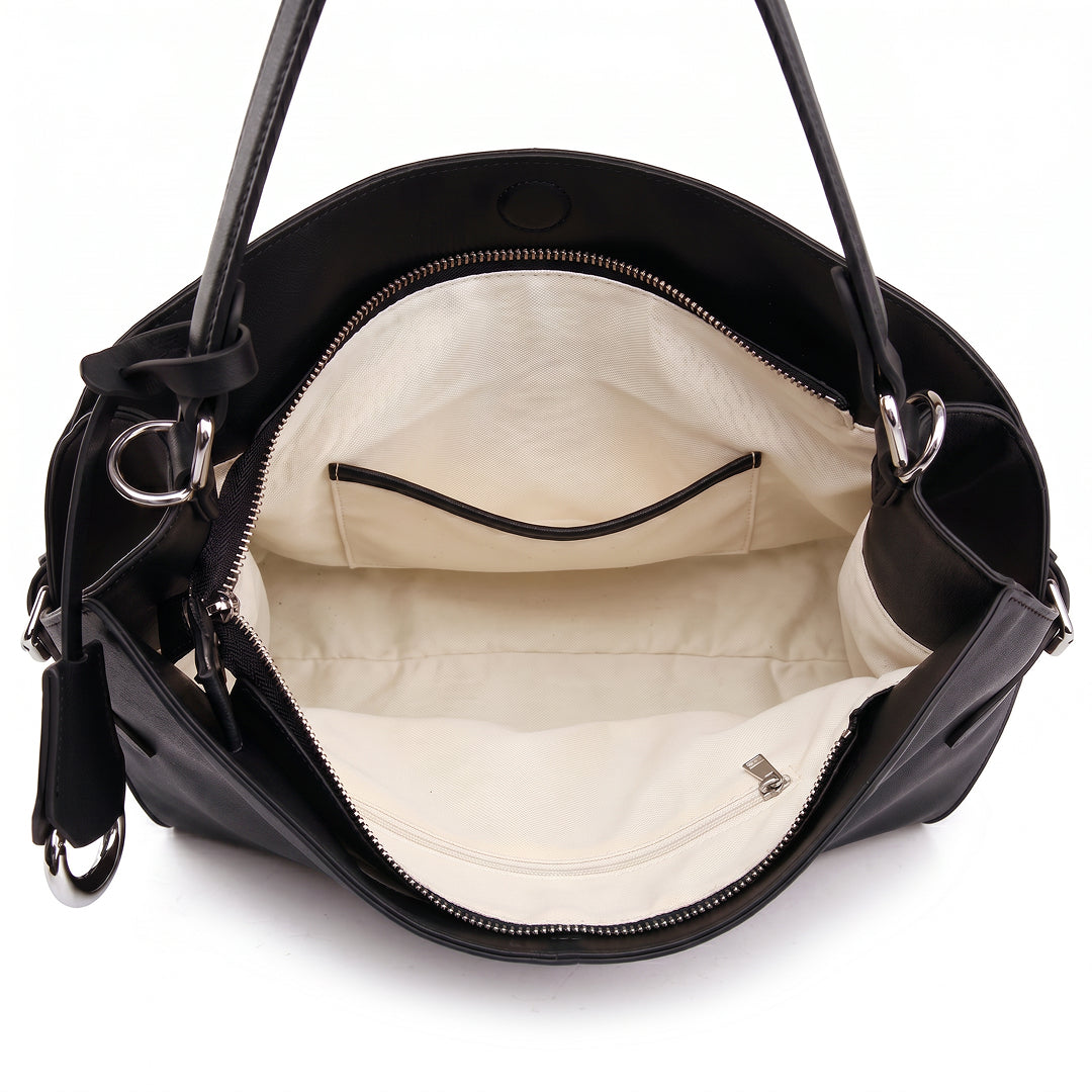Sac porté épaule arrondi à bandoulière réglable