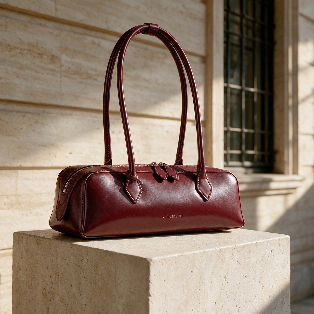Sac porté épaule souple à longues anses, ligne épurée