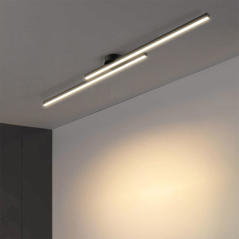 Aluminium Linear Ceiling Light - Integrated LED Design 2
