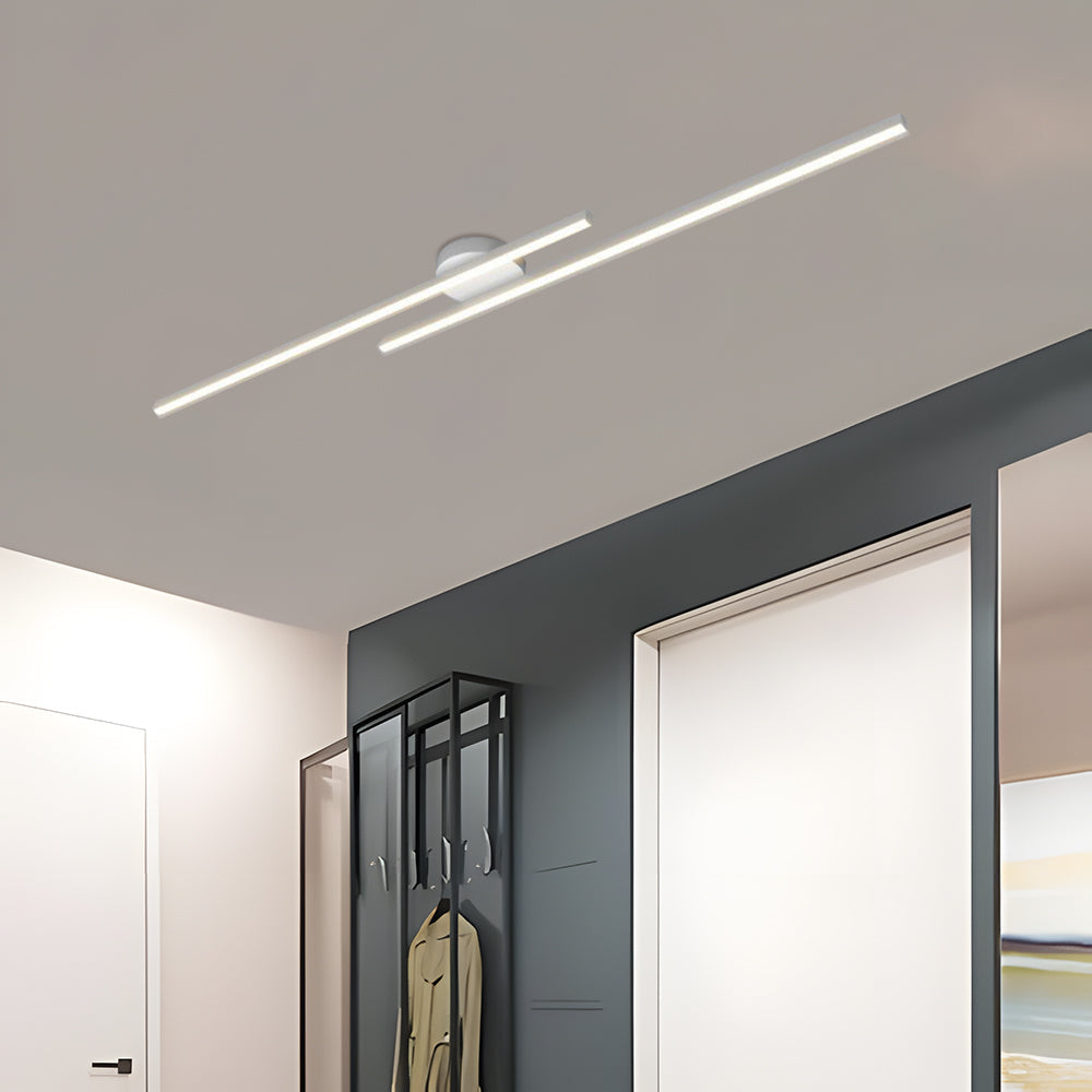 Aluminium Linear Ceiling Light - Integrated LED Design 3