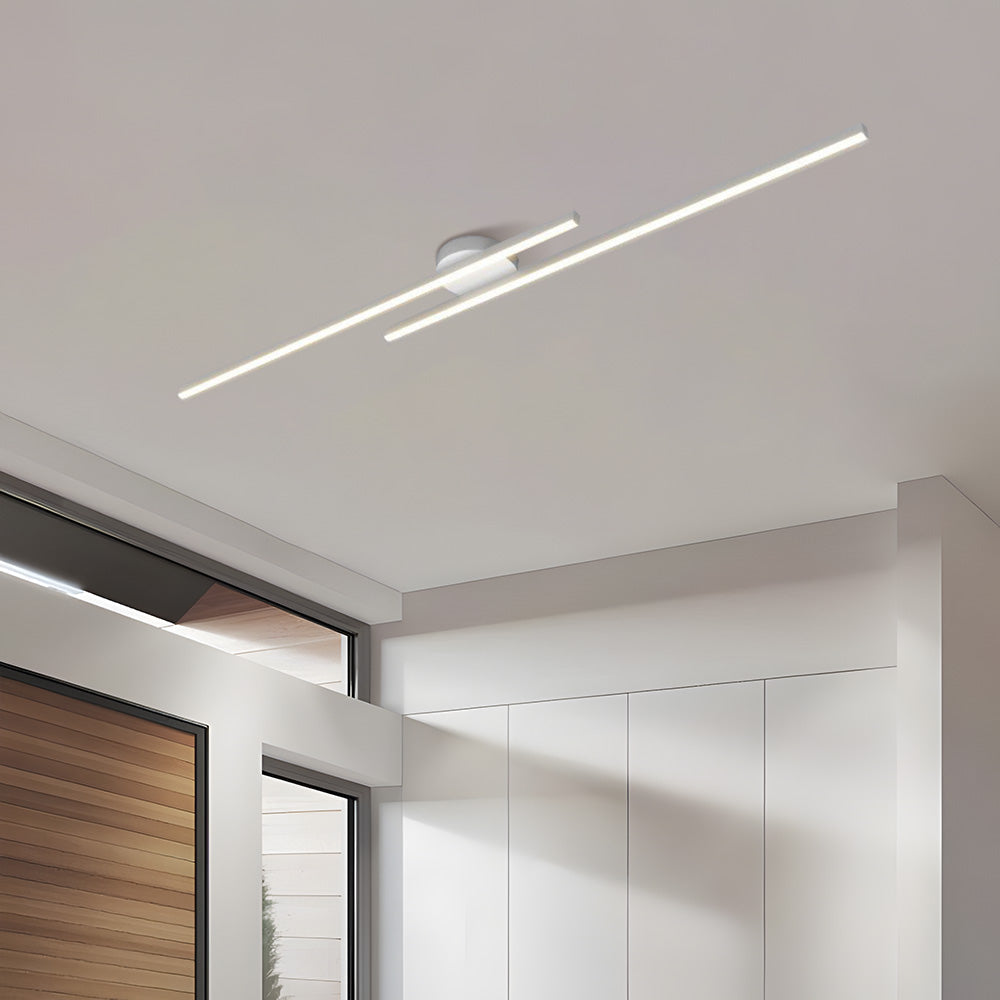 Aluminium Linear Ceiling Light - Integrated LED Design 4