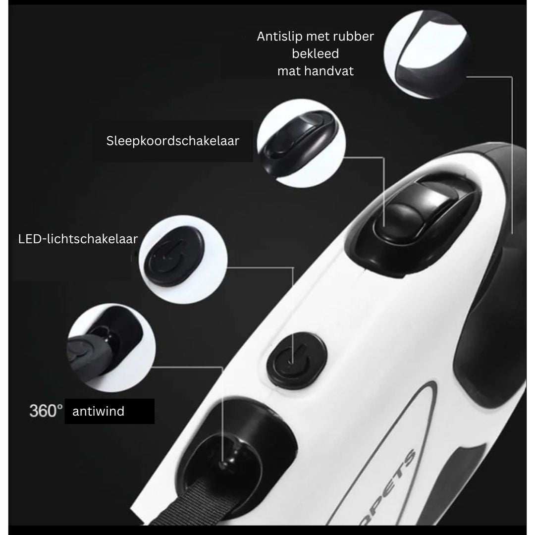Gleadlit Laisse LED Rétractable pour Chien