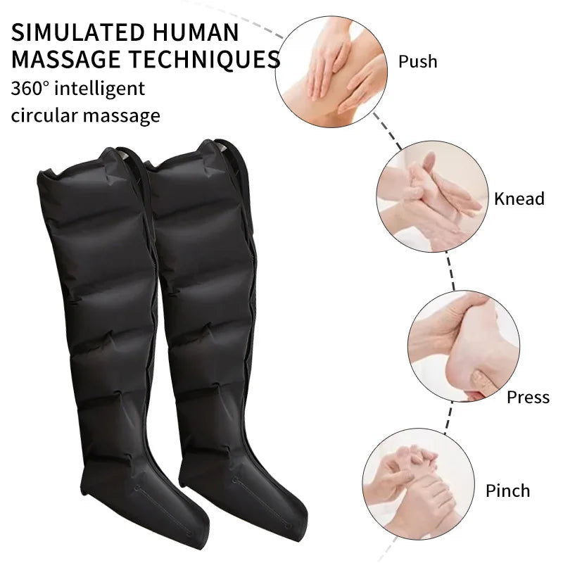 Appareil Massage Pieds Circulation Pneumatique de Luxe | Détente Personnalisée et Confort Optimal à Domicile 4