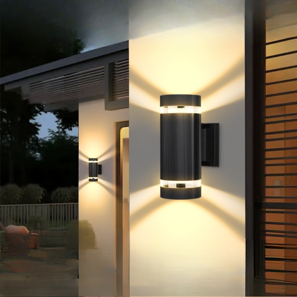 Applique Murale Extérieure en Aluminium IP65 | Design Cylindrique Élégant pour Éclairage Durable et Moderne 3