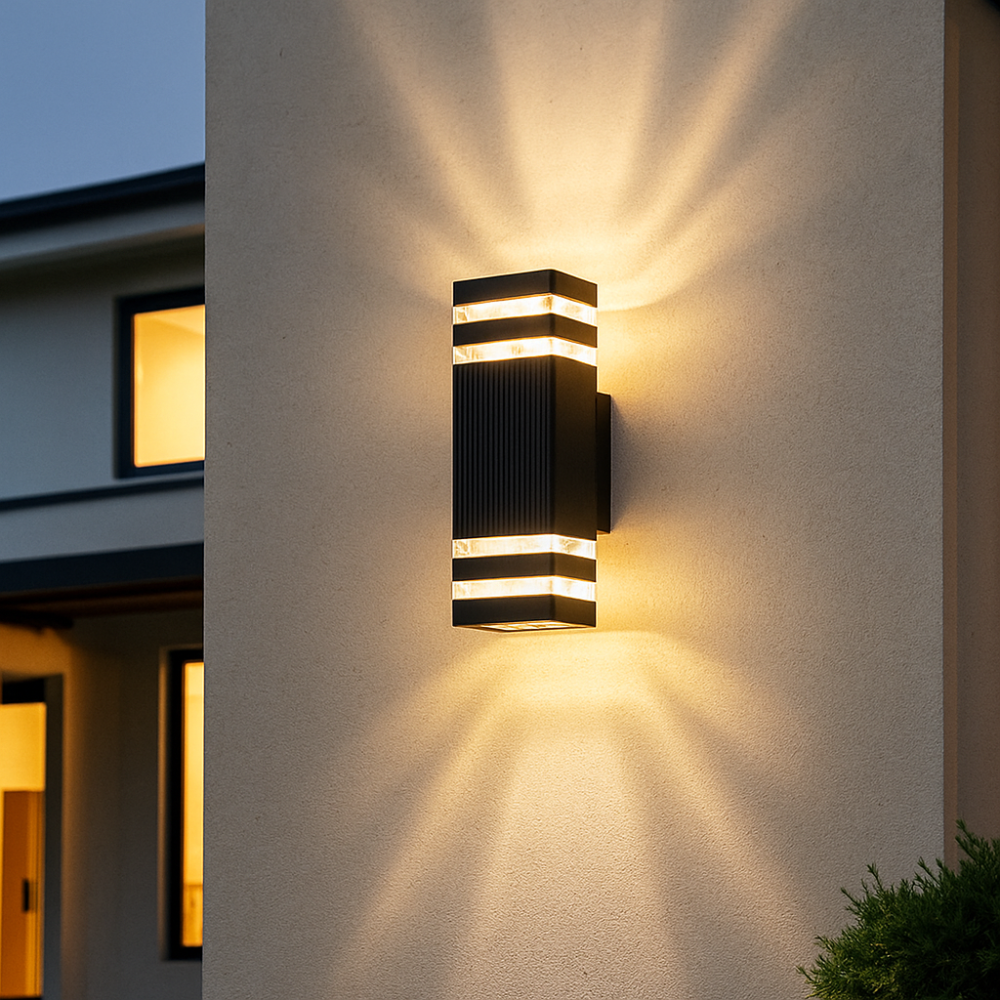 Applique Murale Extérieure en Aluminium IP65 | Design Cylindrique Élégant pour Éclairage Durable et Moderne 9