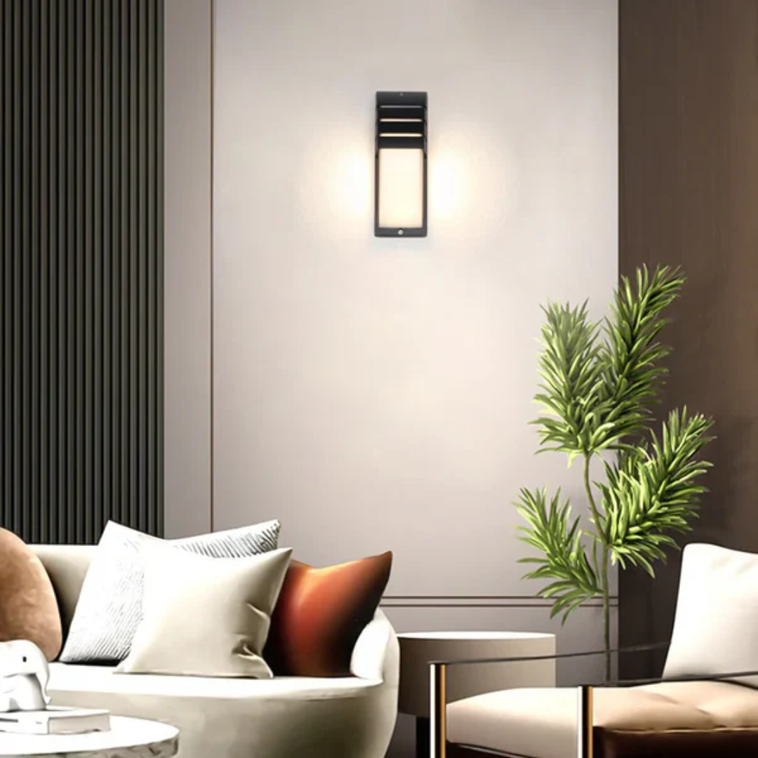 Applique Murale LED Minimaliste avec Détecteur de Mouvement | Éclairage Automatique Élégant pour Espaces Extérieurs 2