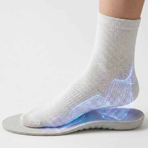 Arch Support Insoles - Cushioned Shoe Inserts for Flat Feet with Shock Absorption