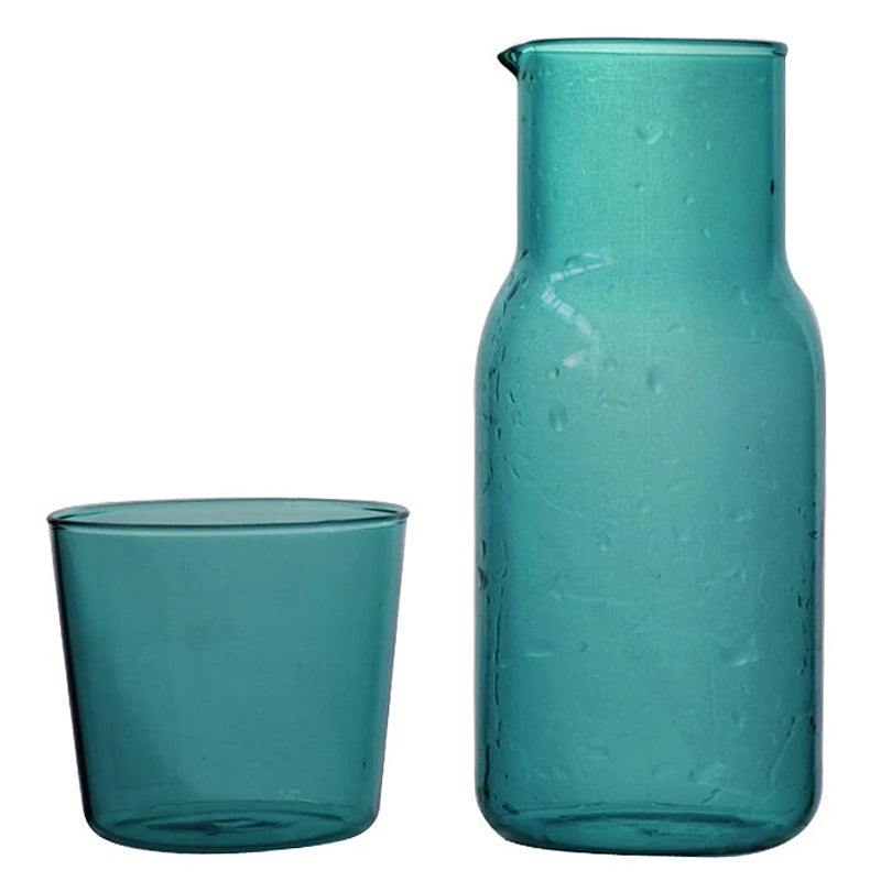 Carafe de nuit 500 ml avec verre, verre borosilicate