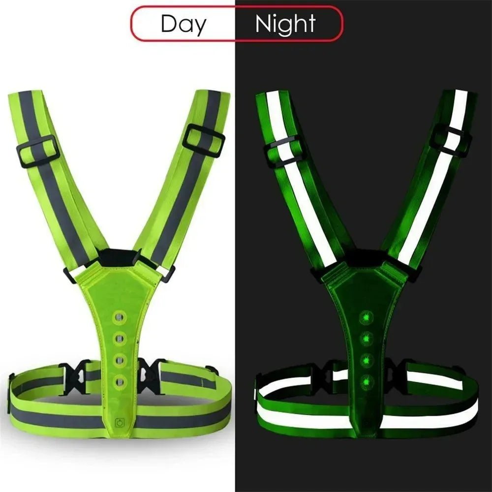 Armplex2 Gilet LED Ajustable 3 Modes Course de Nuit
