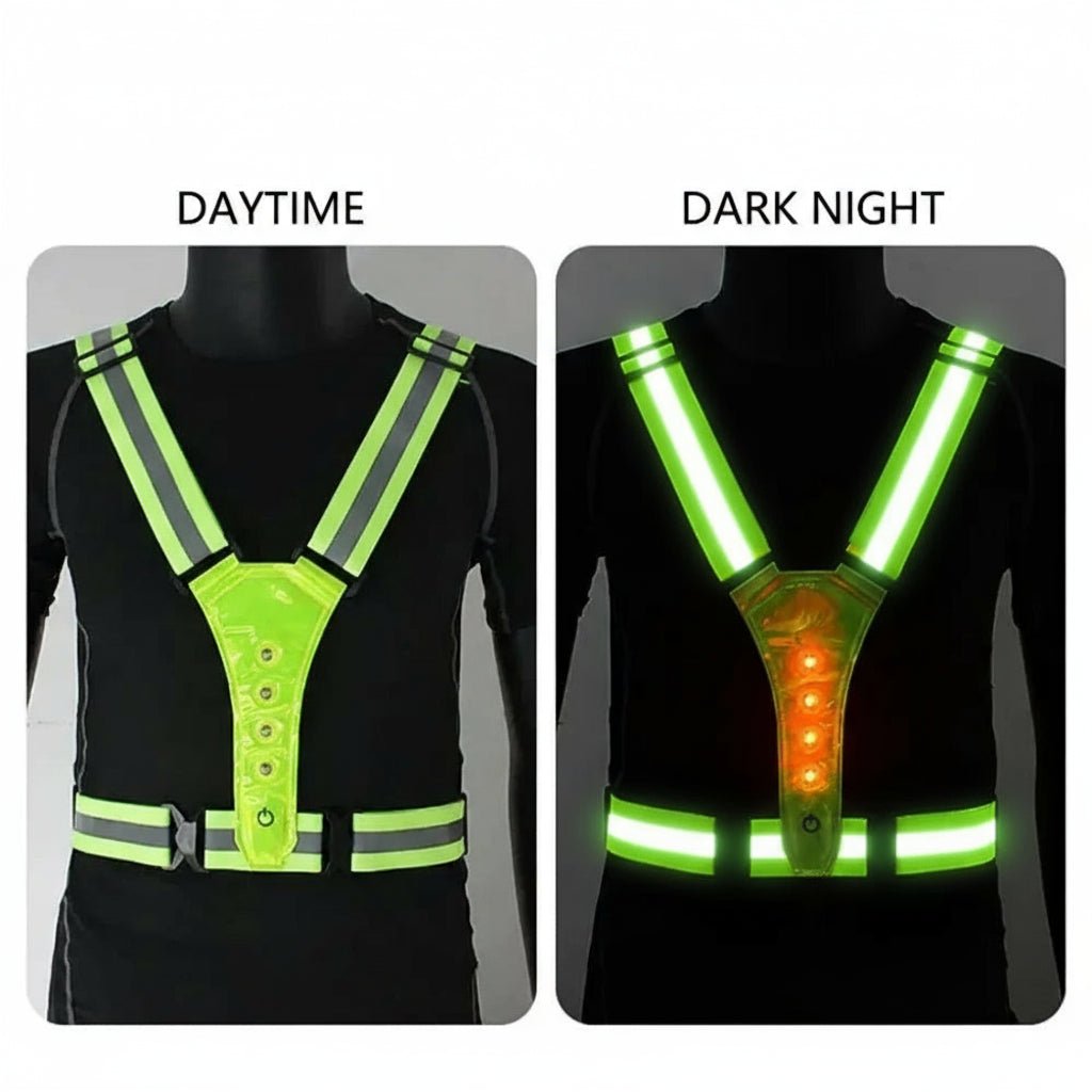 Armplex2 Gilet LED Ajustable 3 Modes Course de Nuit