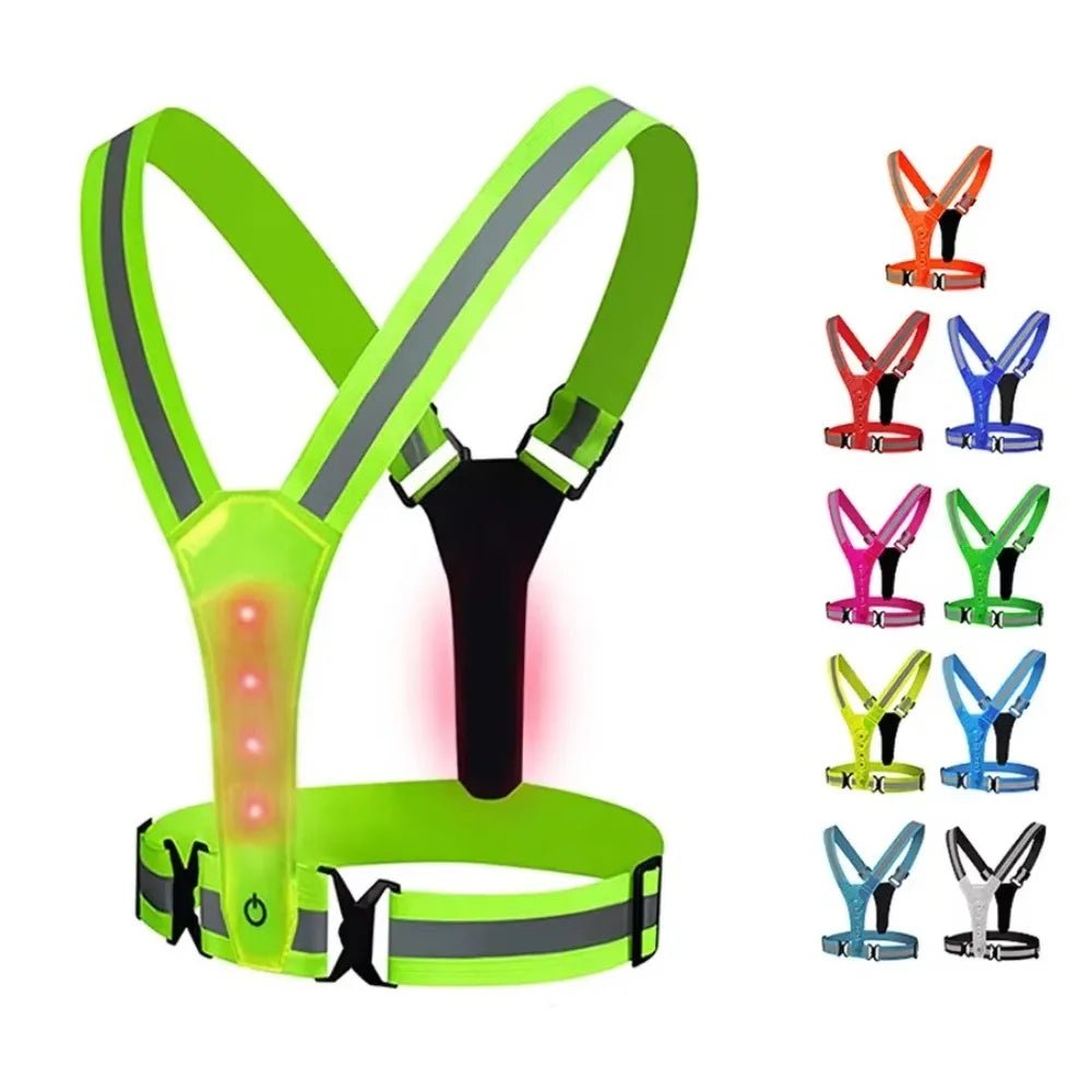 Armplex2 Gilet LED Ajustable 3 Modes Course de Nuit
