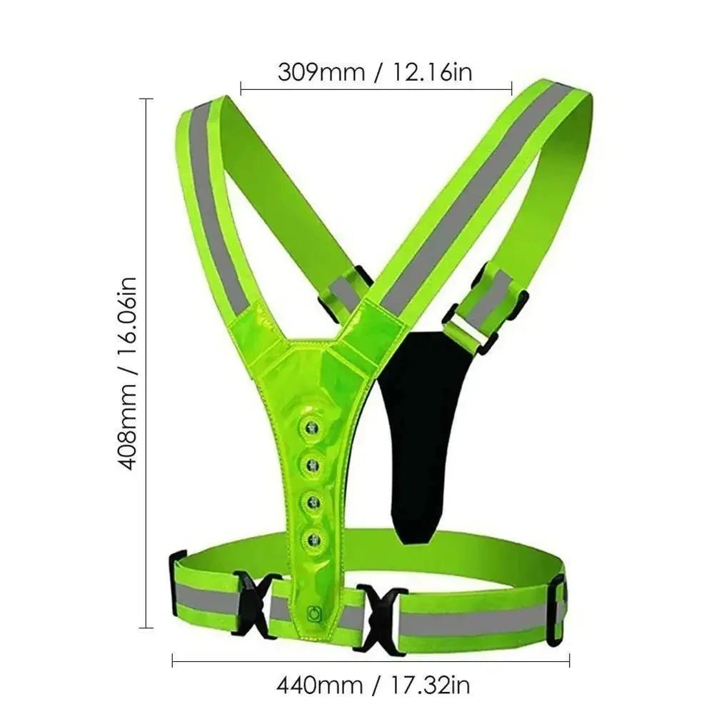 Armplex2 Gilet LED Ajustable 3 Modes Course de Nuit