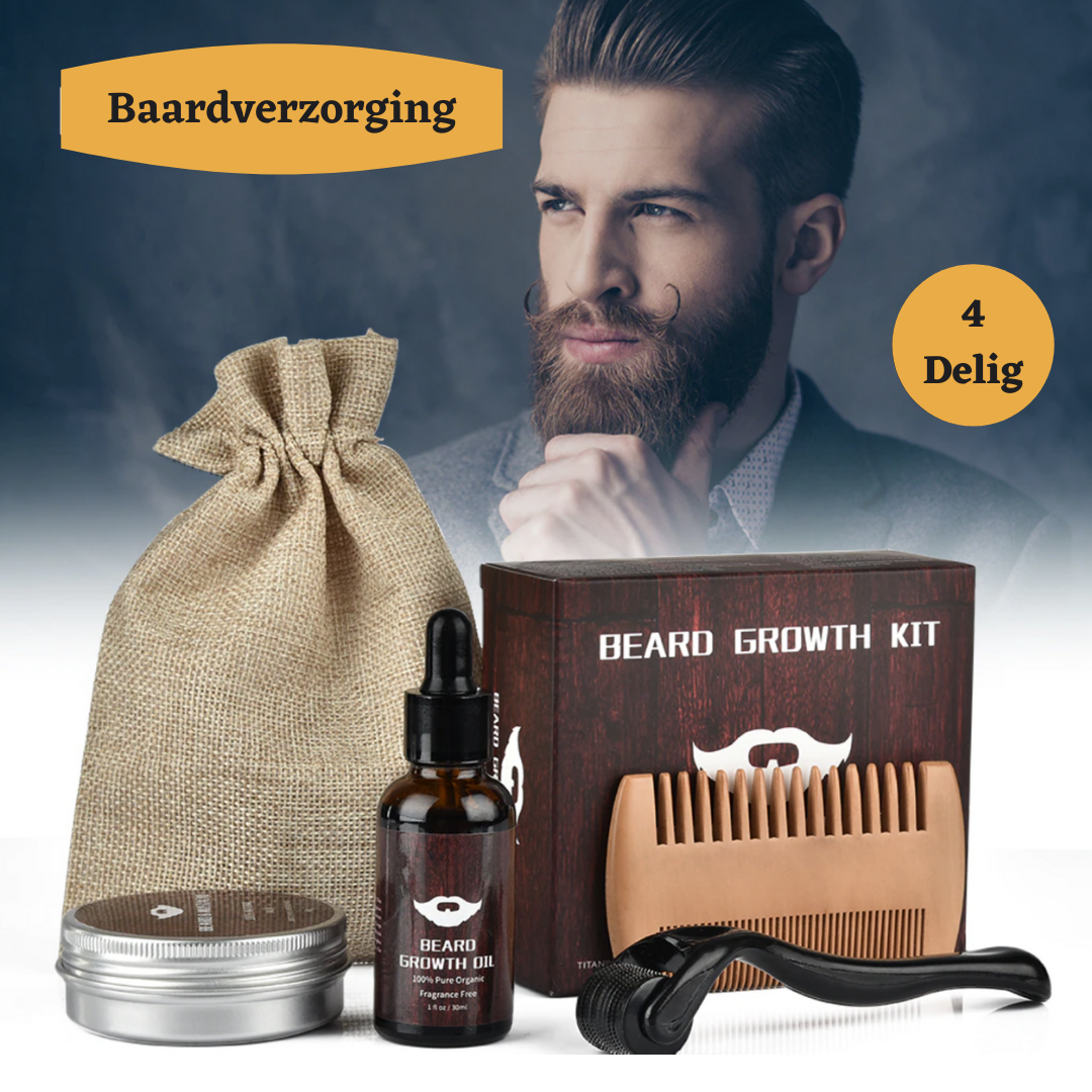 BeardBoost - Kit Soin Croissance Barbe pour Peau