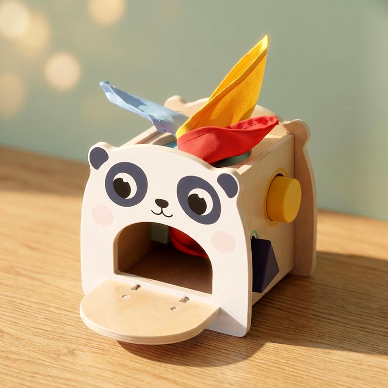 Boîte à mouchoirs en bois pour bébé, dès 1 an