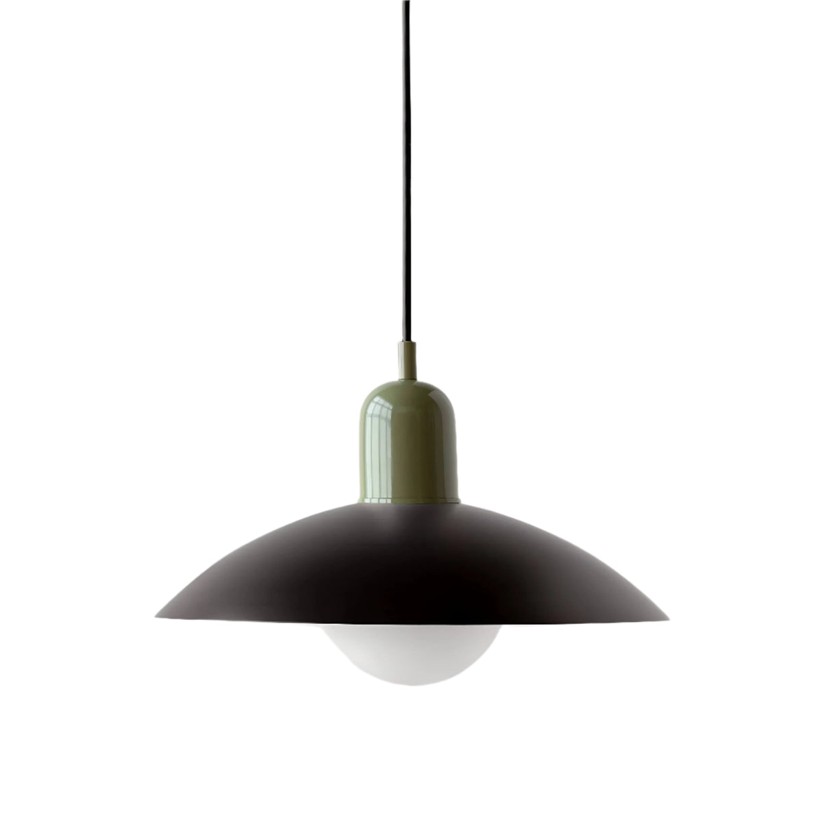 Suspension Bauhaus en fer, coloris macaron