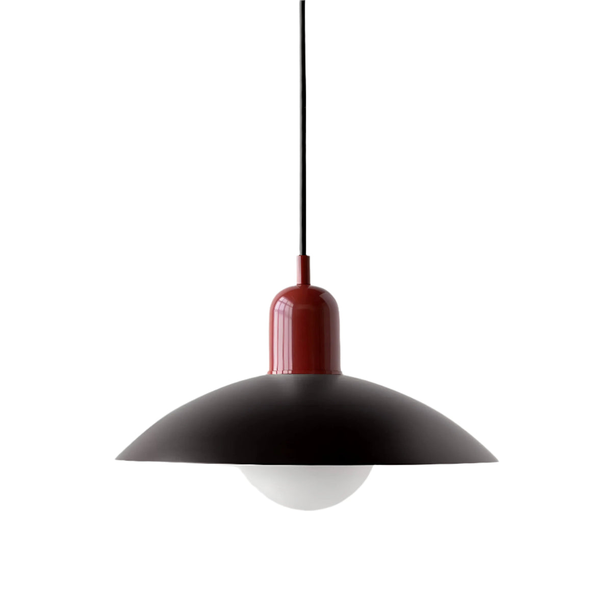 Suspension Bauhaus en fer, coloris macaron