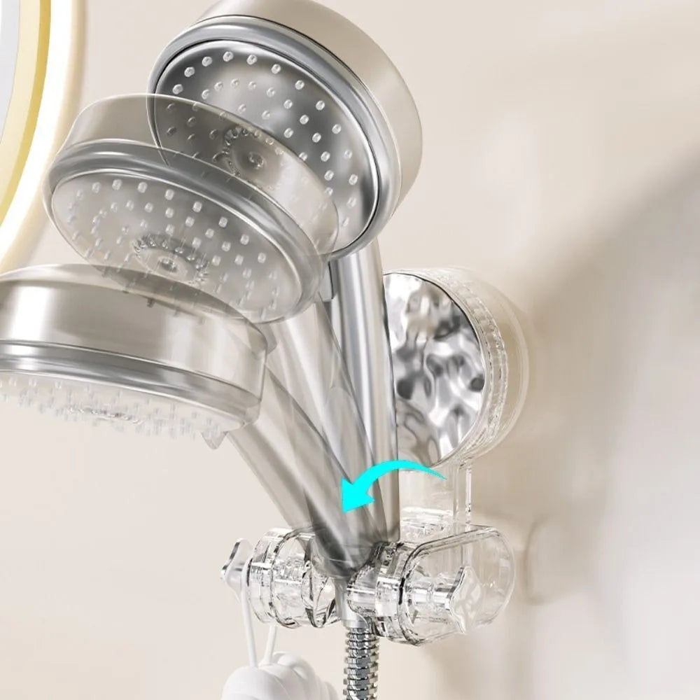 Support Pommeau Douche Réglable Ventouse