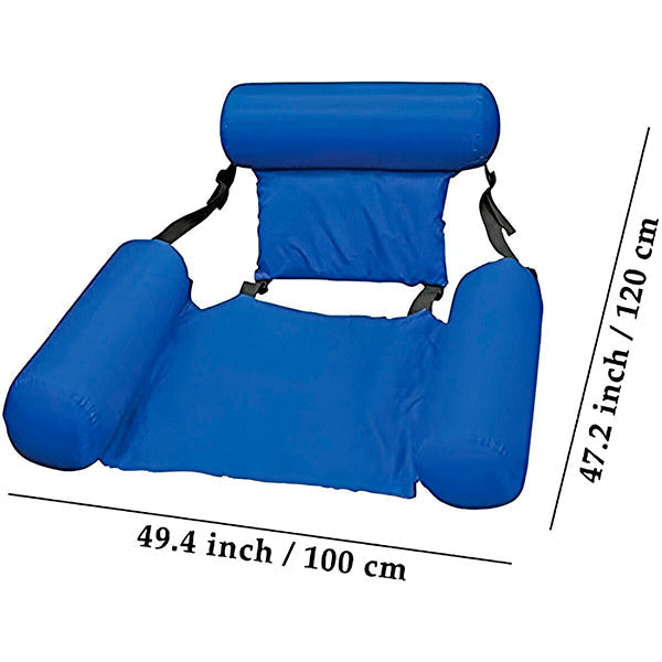 Chaise de Piscine avec Dossier Confort Maximal