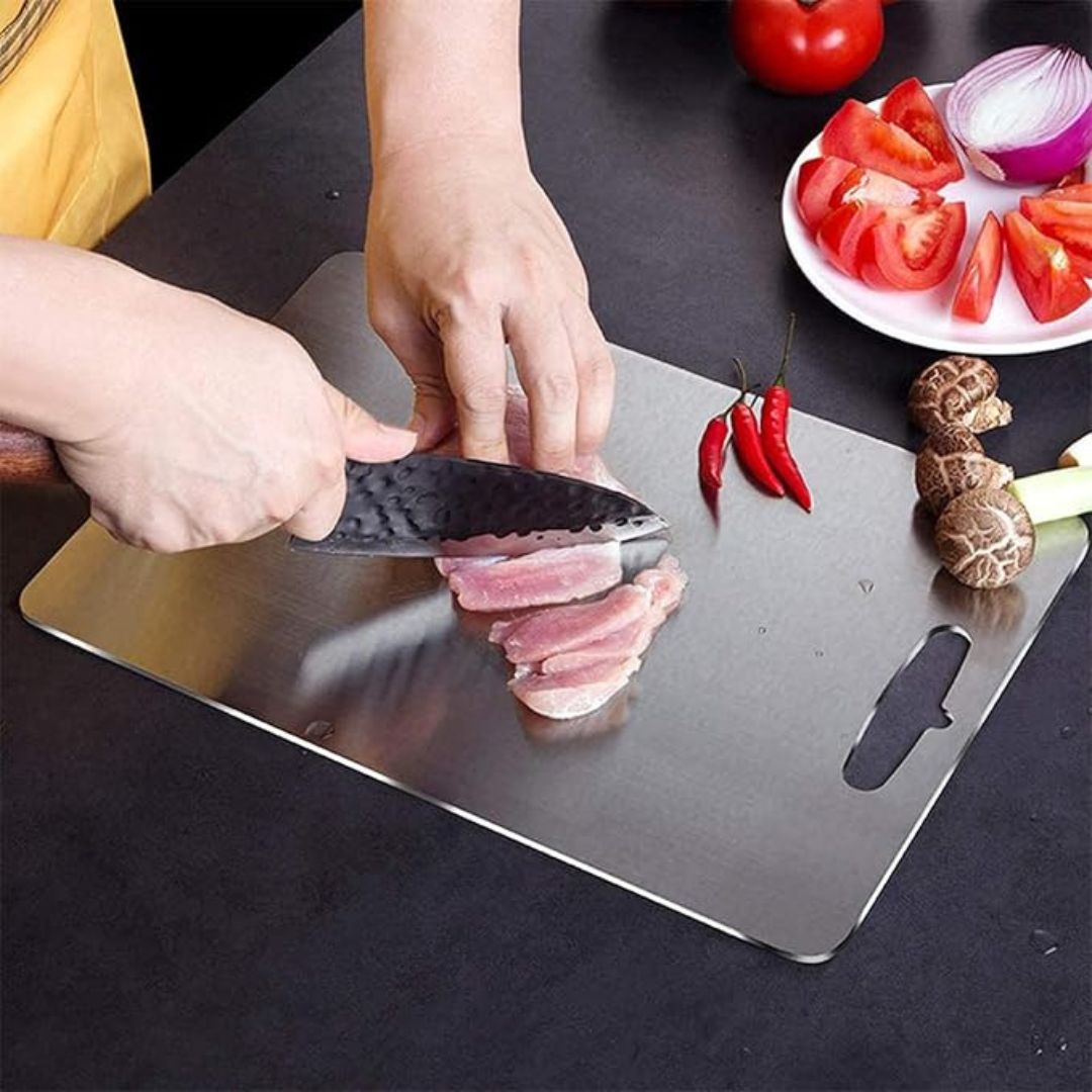 Titanium-Coated Cutting Board