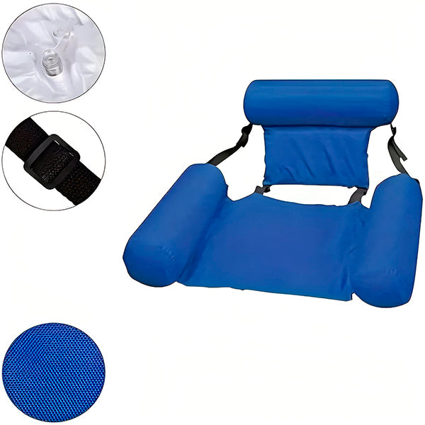Chaise de Piscine avec Dossier Confort Maximal