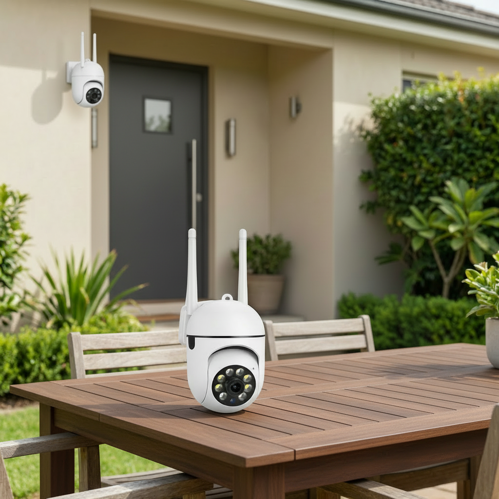 Caméra de Surveillance Extérieure WiFi 2K | Vision Nocturne Avancée pour une Sécurité Optimale 0