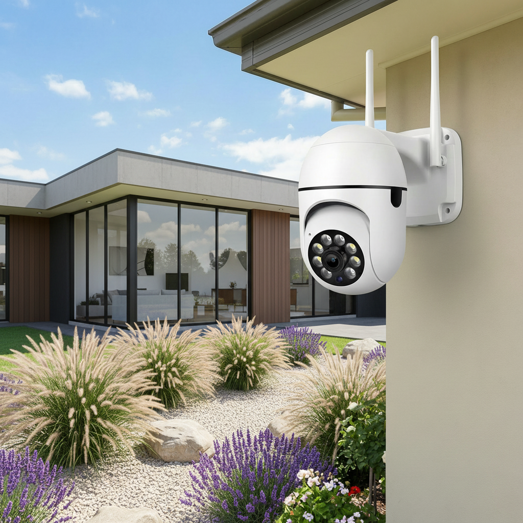Caméra de Surveillance Extérieure WiFi 2K | Vision Nocturne Avancée pour une Sécurité Optimale 1