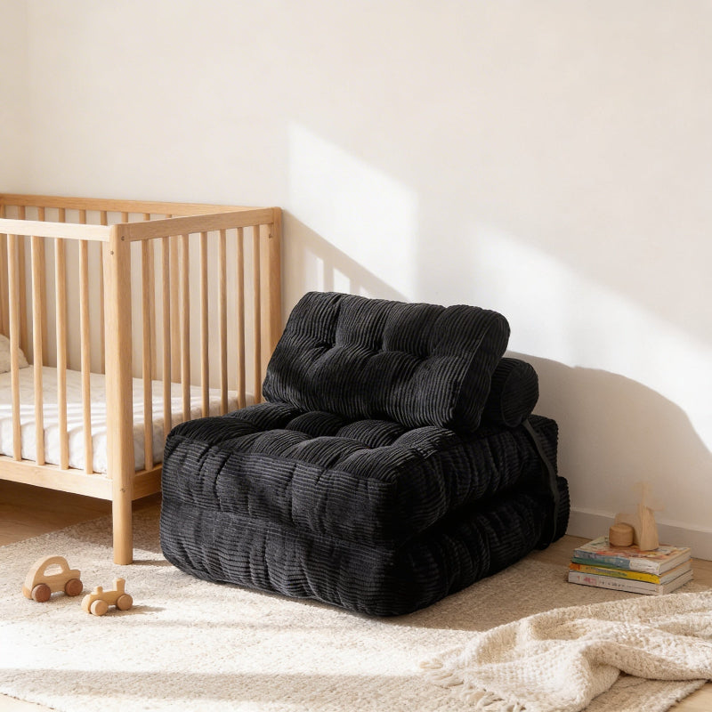Chaise Longue Pliable Marlow en Tissu Premium | Design Élégant et Confort Optimal pour Espaces Modernes 11