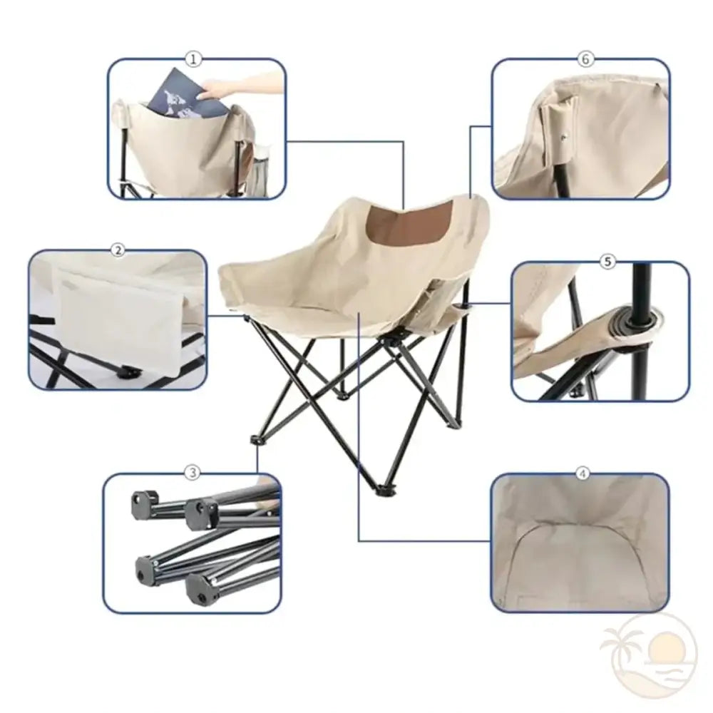Chaise de Plage en Aluminium Élégante | Confort Optimal et Design Raffiné pour des Moments de Détente