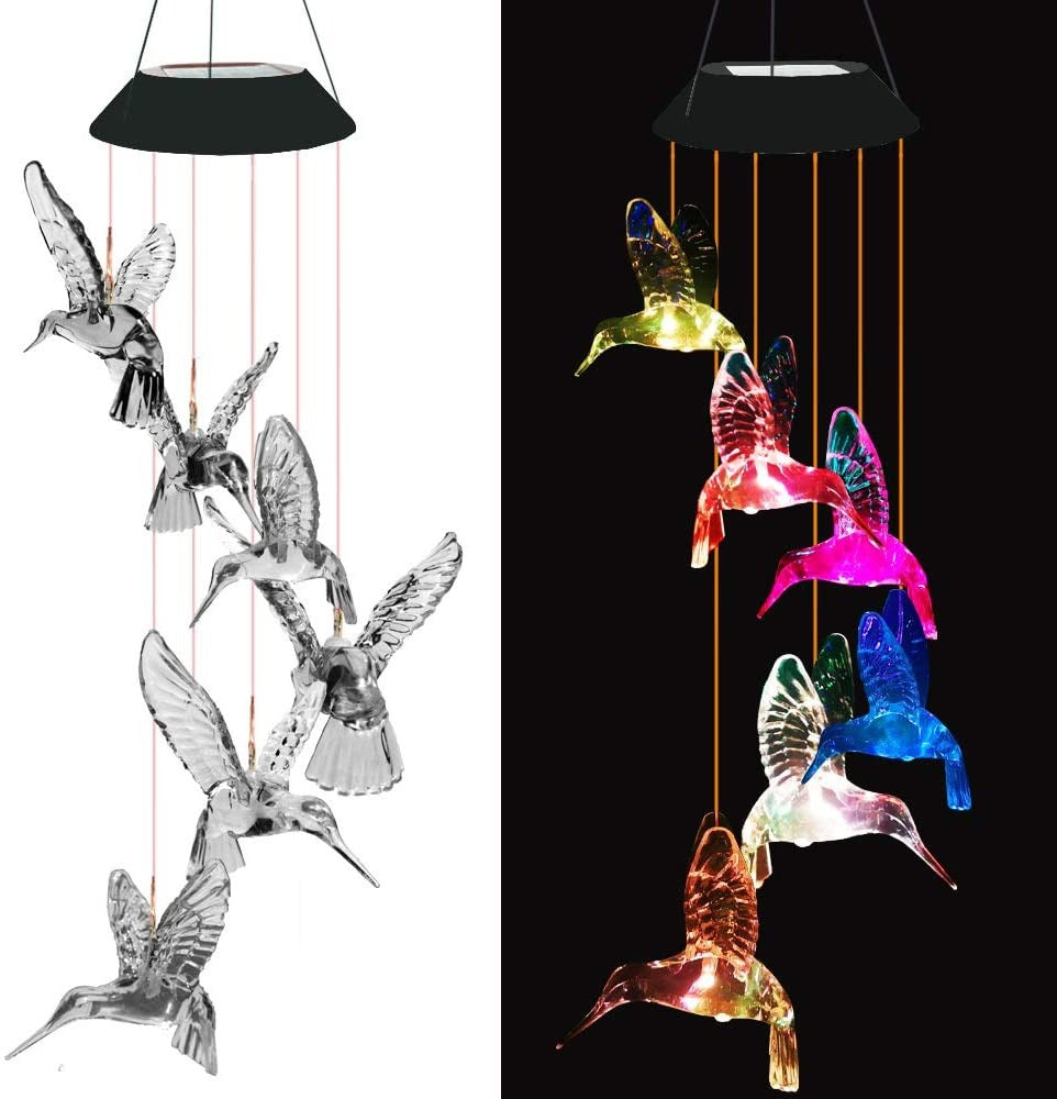 EnchantedGlow - Lampe Solaire LED Colibri