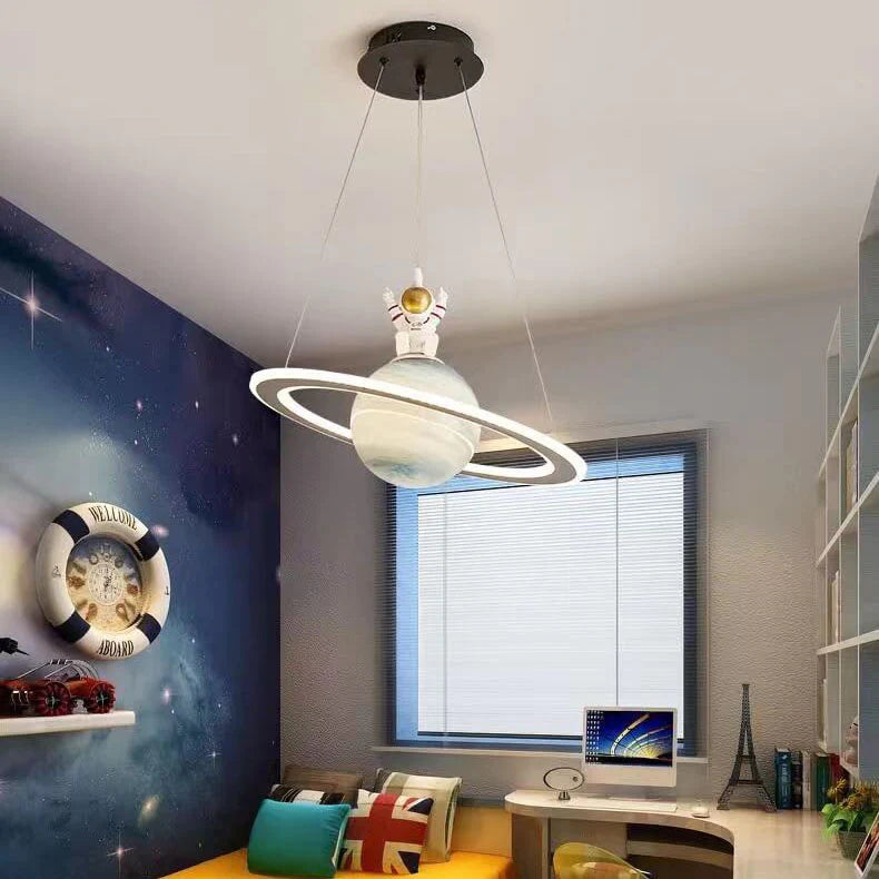 Suspension LED Planète pour Chambre d'Enfant