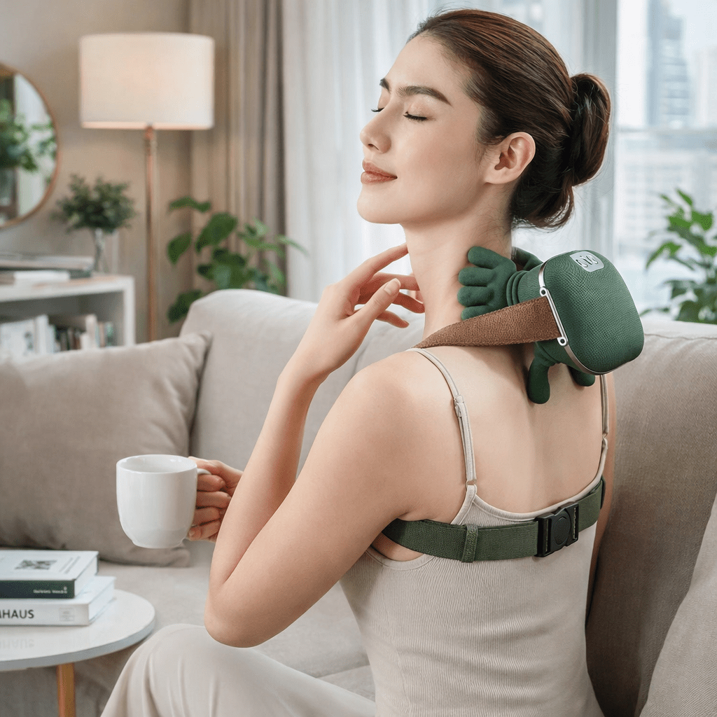 Foamflow Masseur Cervical 4D avec Chaleur
