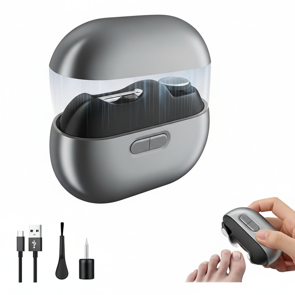 Coupe-Ongles Électrique : Élégance Naturelle en Lumière – Design Ergonomique 2