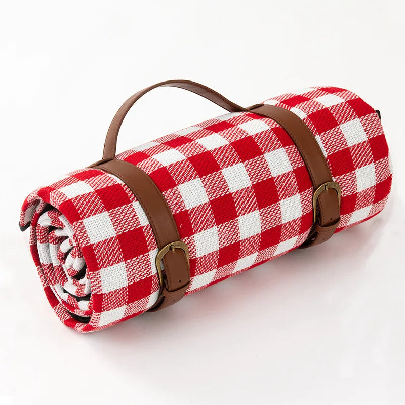 Couverture Pique-Nique Imperméable en Tissu à Carreaux | Confort Optimal et Design Élégant pour Vos Activités en Plein Air 0
