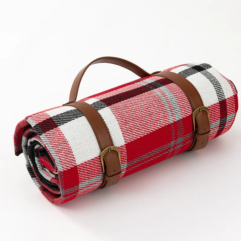 Couverture Pique-Nique Imperméable en Tissu à Carreaux | Confort Optimal et Design Élégant pour Vos Activités en Plein Air 3